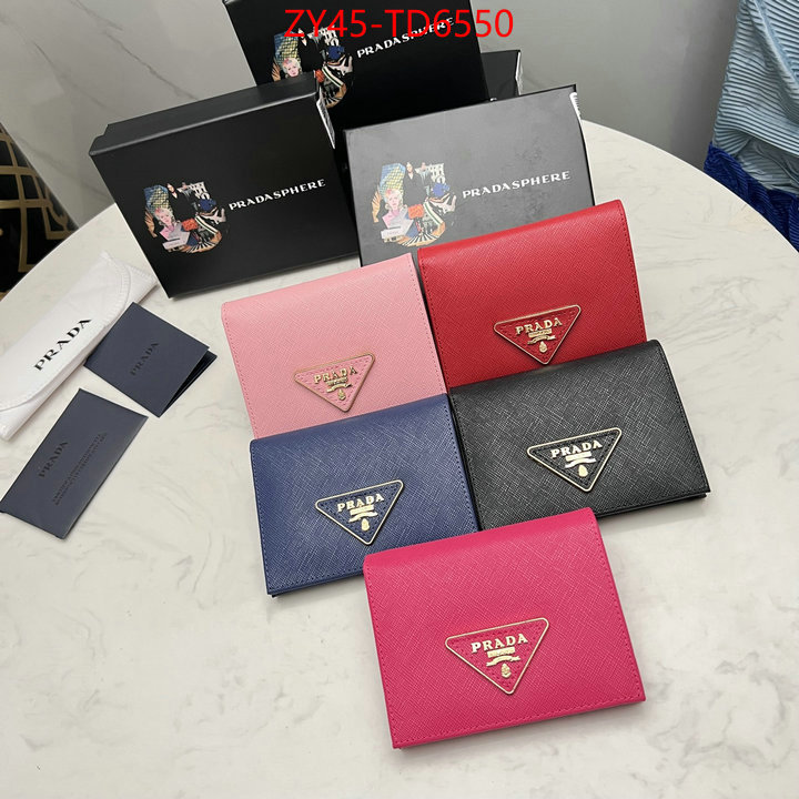 Prada Bags(4A)-Wallet,best like ,ID: TD6550,$: 45USD