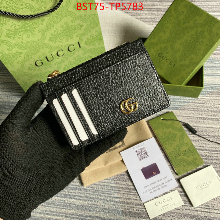 Gucci Bags(TOP)-Wallet-,ID: TP5783,$: 75USD