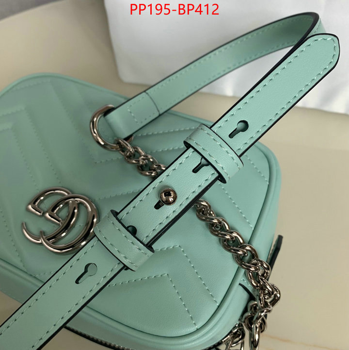 Gucci Bags(TOP)-Marmont,ID: BP412,$:195USD