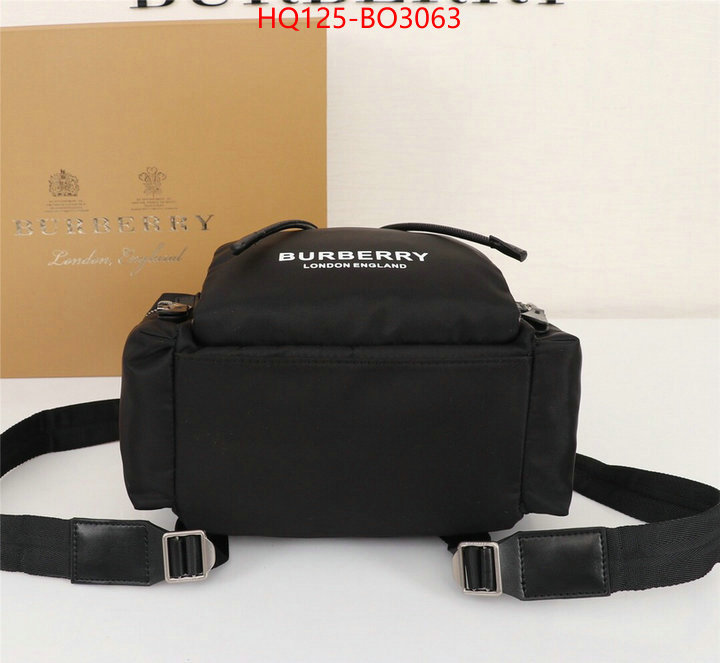 Burberry Bags(4A)-Backpack,aaaaa replica ,ID: BO3063,$: 125USD