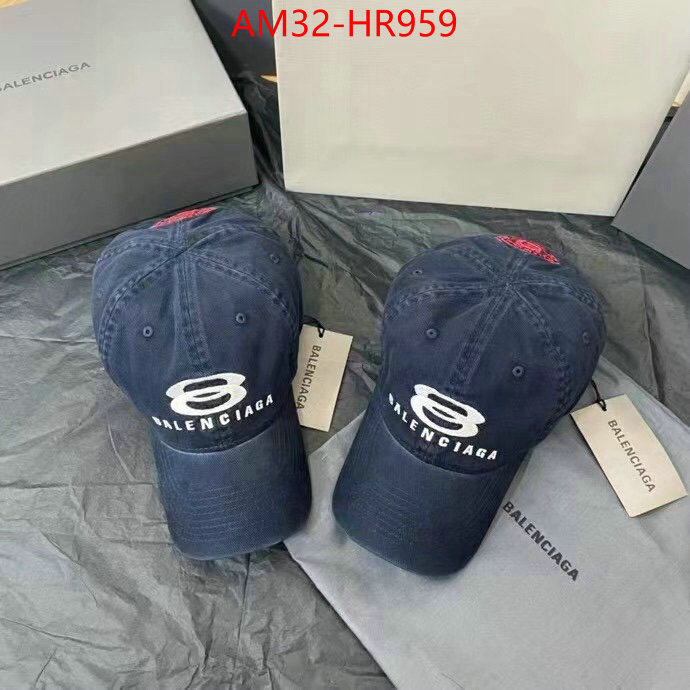 Cap (Hat)-Balenciaga,2023 aaaaa replica 1st copy , ID: HR959,$: 32USD