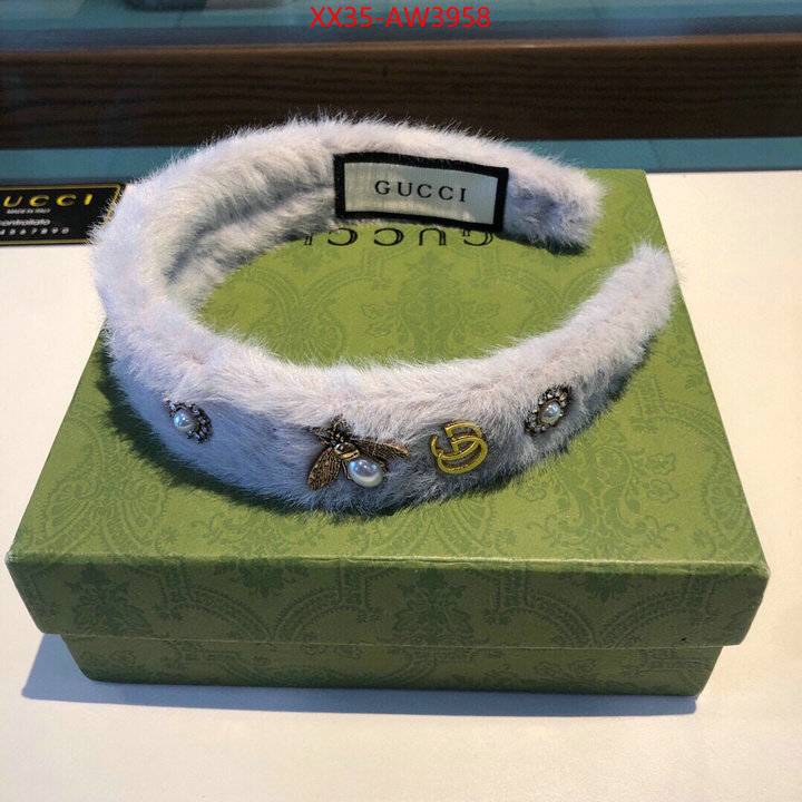 Hair band-Gucci,high quality replica , ID: AW3958,$: 35USD