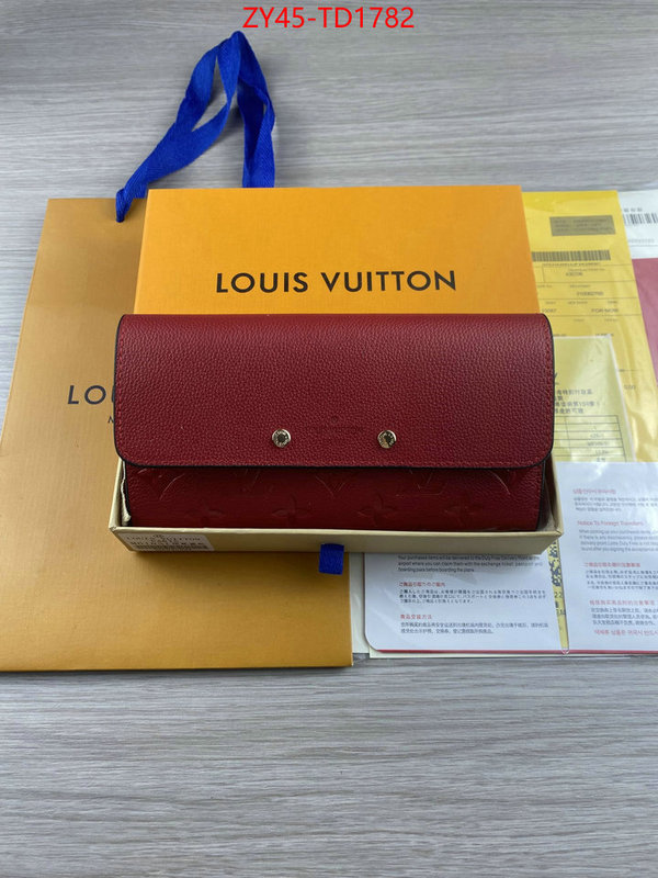 LV Bags(4A)-Wallet,ID: TD1782,$: 45USD