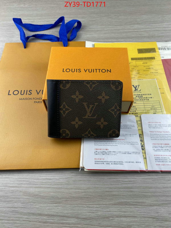 LV Bags(4A)-Wallet,ID: TD1771,$: 39USD