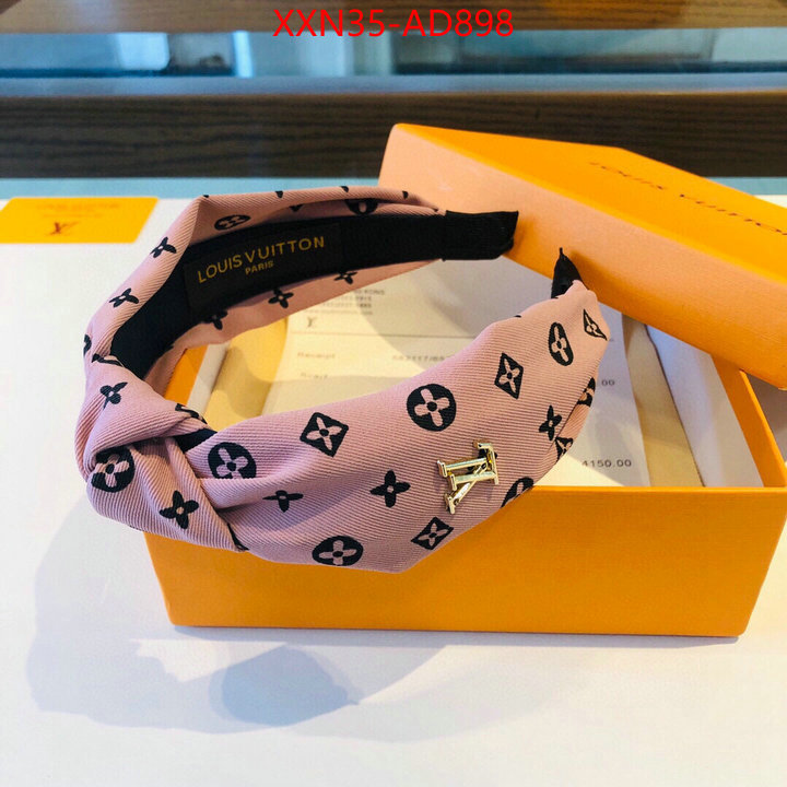 Hair band-LV,replica 2023 perfect luxury , ID: AD898,$: 35USD