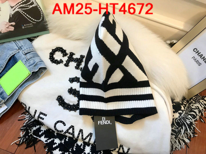 Cap (Hat)-Fendi,quality aaaaa replica , ID: HT4672,$: 25USD