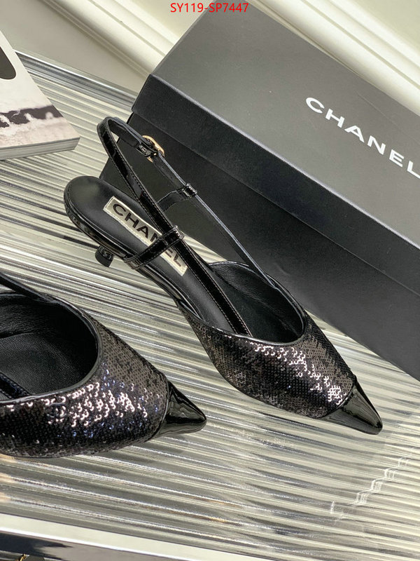 Women Shoes-Chanel,fake designer , ID: SP7447,$: 119USD