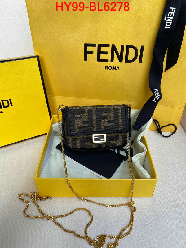 Fendi Bags(TOP)-Baguette,top perfect fake ,ID: BL6278,$: 99USD