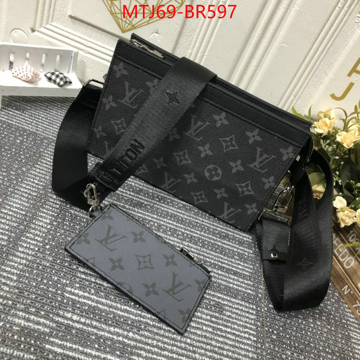 LV Bags(4A)-New Wave Multi-Pochette-,cheap ,ID: BR597,$: 69USD