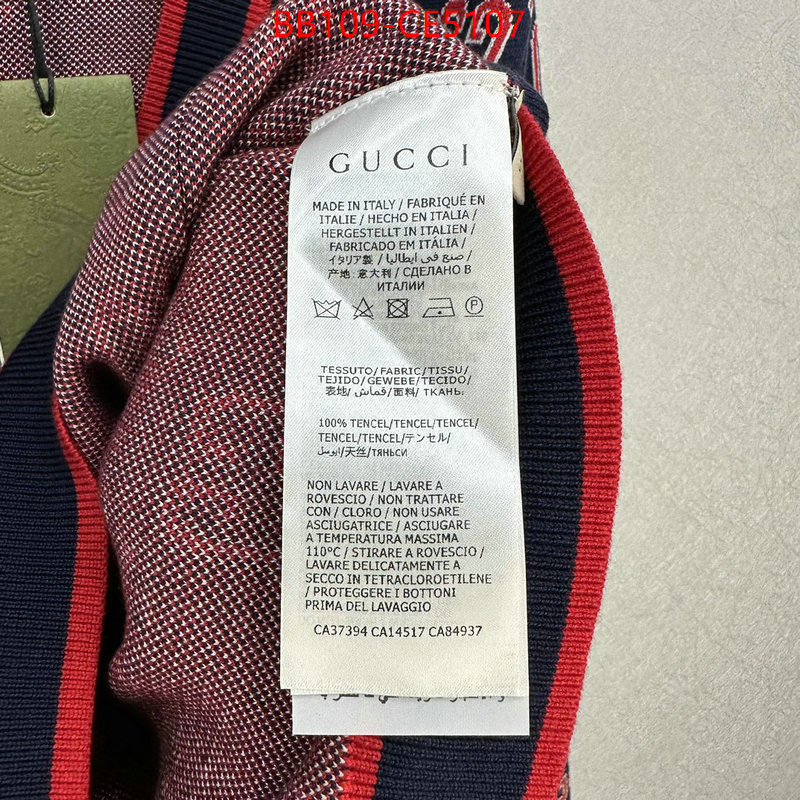 Clothing-Gucci,sale , ID: CE5107,$: 109USD