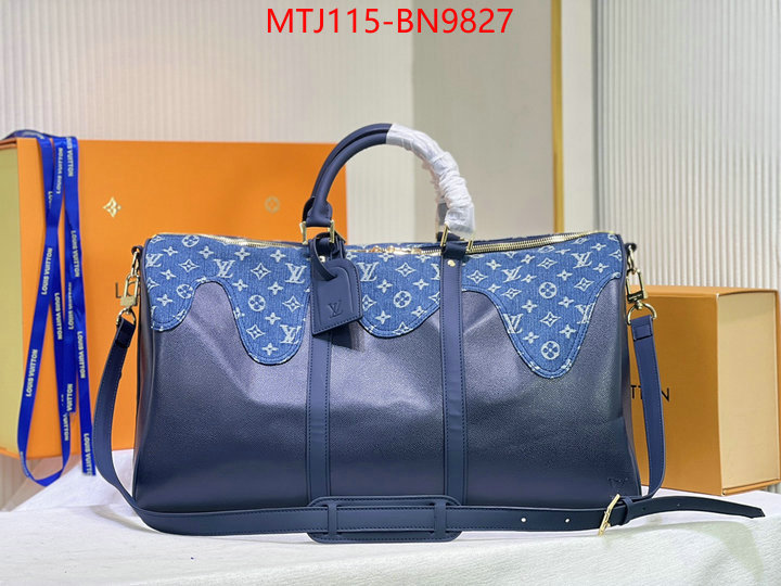 LV Bags(4A)-Keepall BandouliRe 45-50-,the highest quality fake ,ID: BN9827,$: 115USD