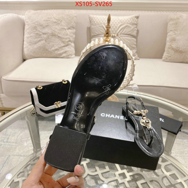 Women Shoes-Chanel,top quality designer replica , ID: SV265,$: 105USD