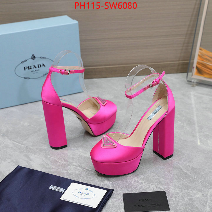 Women Shoes-Prada,highest quality replica , ID: SW6080,$: 115USD