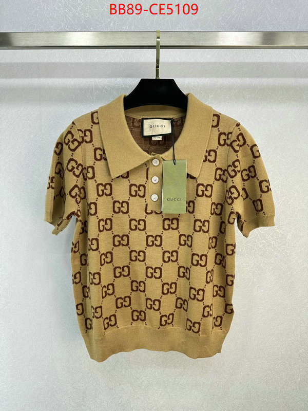 Clothing-Gucci,top quality replica , ID: CE5109,$: 89USD