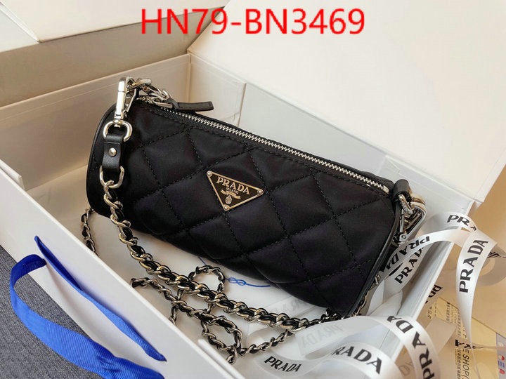 Prada Bags(4A)-Handbag-,buy the best high quality replica ,ID: BN3469,$: 79USD