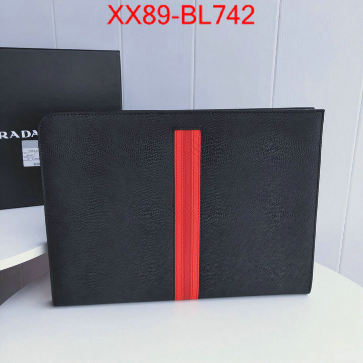 Prada Bags(TOP)-Clutch-,ID: BL742,$:89USD