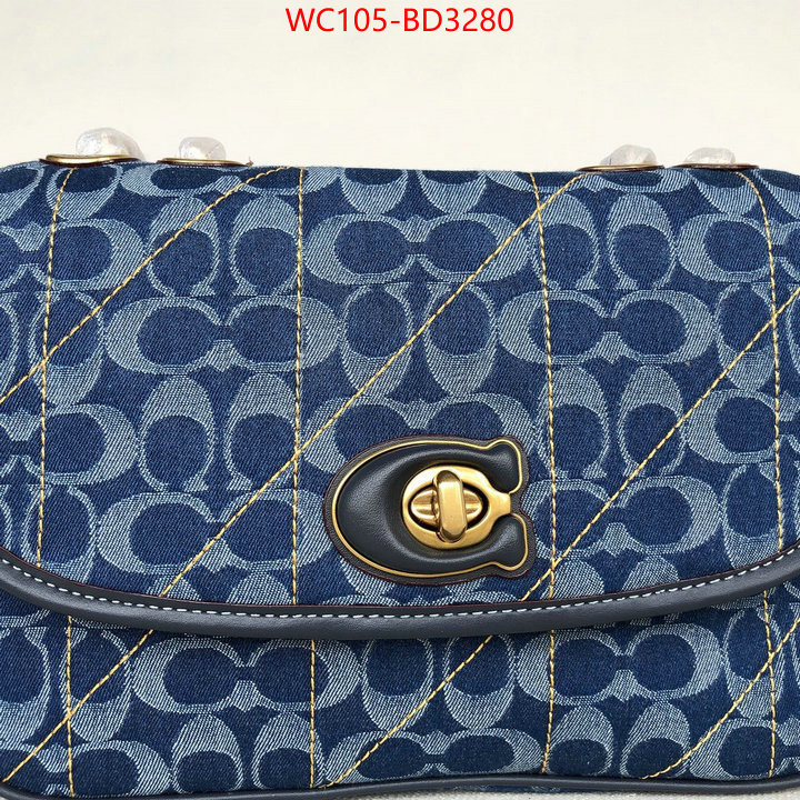 Coach Bags(4A)-Diagonal,found replica ,ID: BD3280,$: 105USD