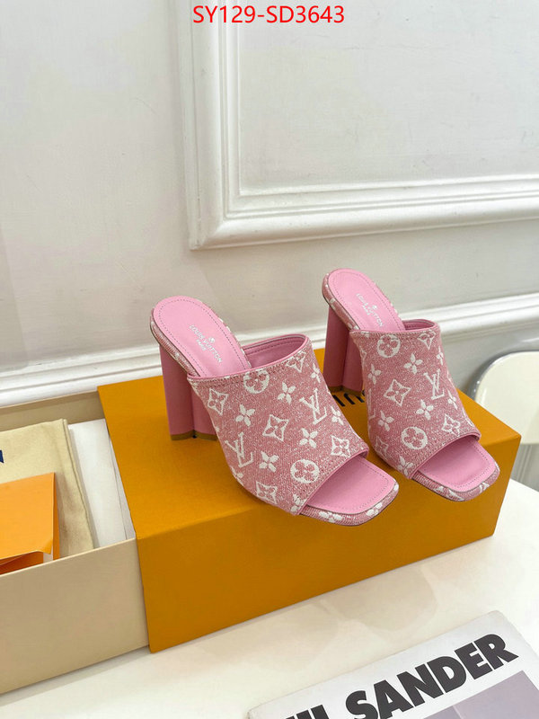 Women Shoes-LV,we provide top cheap aaaaa , ID: SD3643,$: 129USD