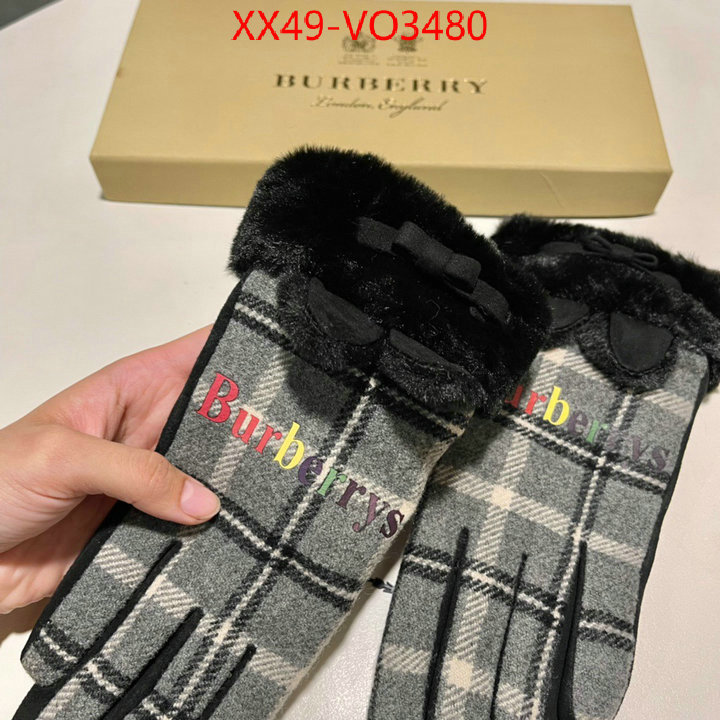 Gloves-Burberry,top perfect fake , ID: VO3480,$: 49USD