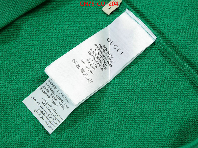 Clothing-Gucci,where could you find a great quality designer , ID: CO1204,$: 75USD