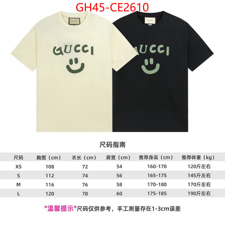 Clothing-Gucci,best , ID: CE2610,$: 45USD