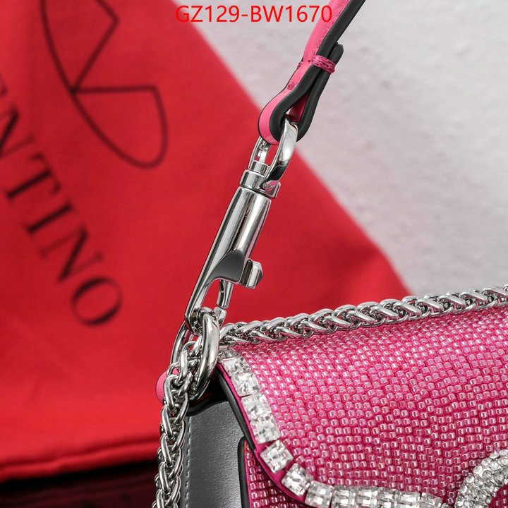 Valentino Bags(4A)-LOC-V Logo ,what is a 1:1 replica ,ID: BW1670,$: 129USD