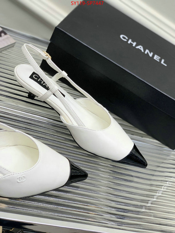 Women Shoes-Chanel,fake designer , ID: SP7447,$: 119USD