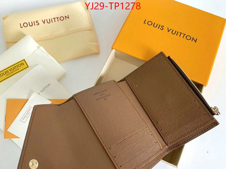 LV Bags(4A)-Wallet,ID: TP1278,$: 29USD