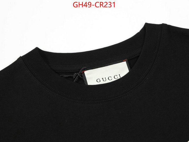 Clothing-Gucci,high quality happy copy , ID: CR231,$: 49USD