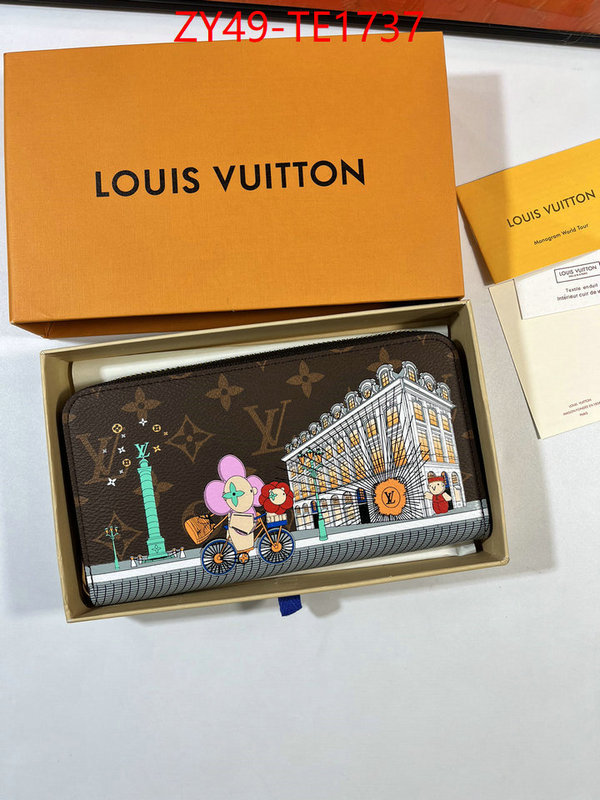 LV Bags(4A)-Wallet,replcia cheap from china ,ID: TE1737,$: 49USD