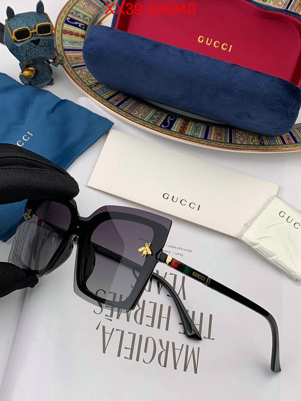 Glasses-Gucci,mirror copy luxury , ID: GA940,$: 39USD