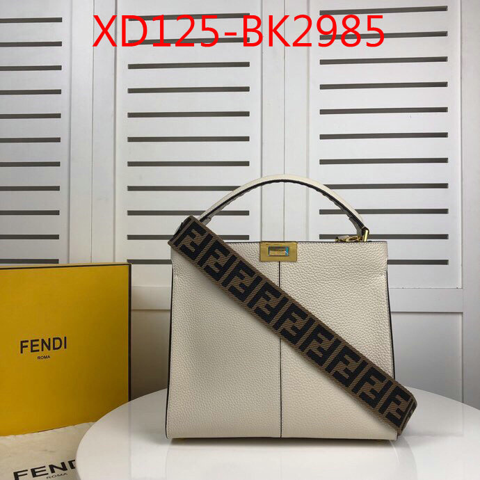 Fendi Bags(4A)-Peekaboo,fake aaaaa ,ID: BK2985,$:125USD