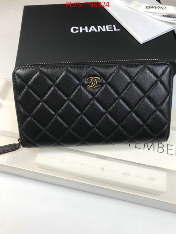 Chanel Bags(4A)-Wallet-,ID: TN8924,$: 75USD