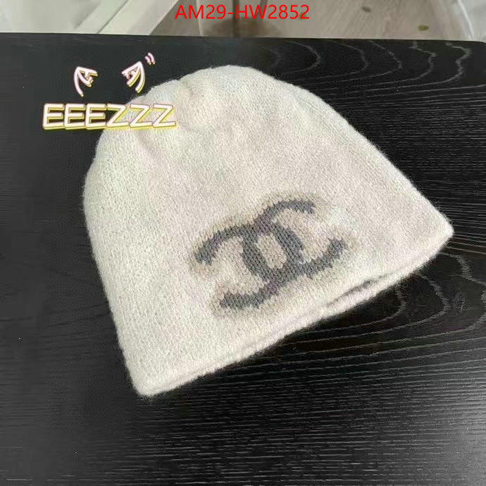 Cap (Hat)-Chanel,wholesale imitation designer replicas , ID: HW2852,$: 29USD