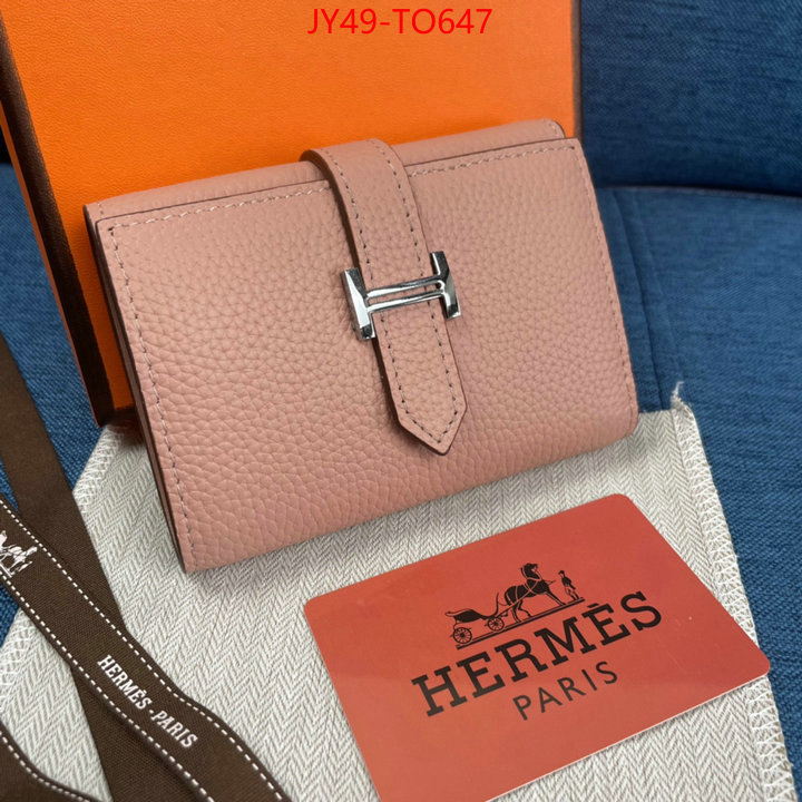 Hermes Bags(4A)-Wallet-,replica 1:1 high quality ,ID: TO647,$: 49USD