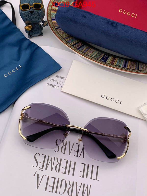 Glasses-Gucci,replica 1:1 , ID: GA945,$: 39USD