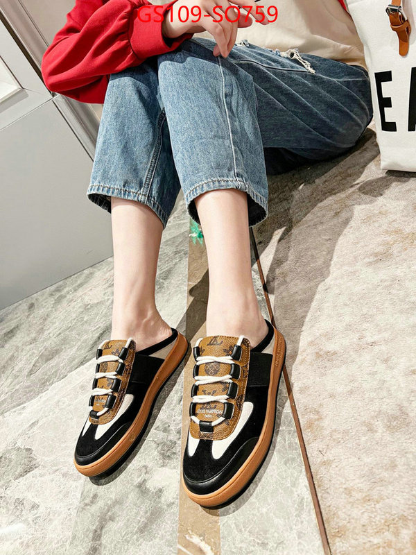 Women Shoes-LV,store , ID: SO759,$: 109USD