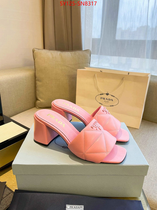 Women Shoes-Prada,we curate the best , ID: SN8317,$: 125USD