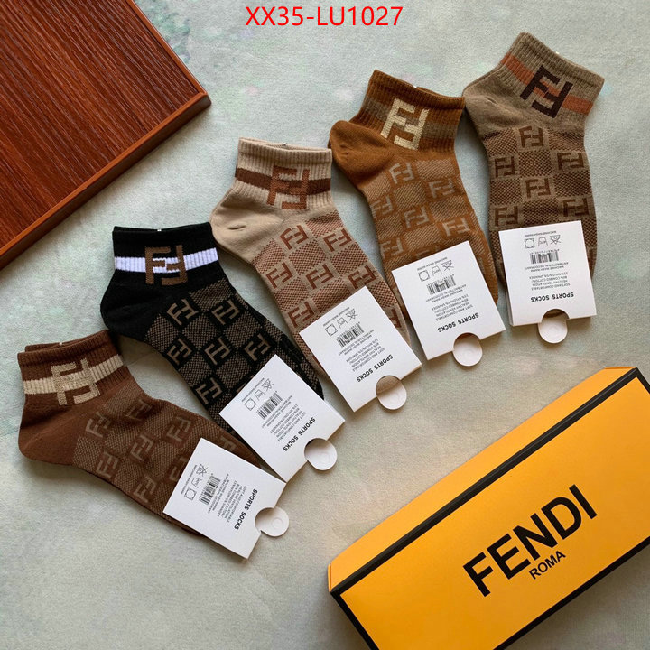 Sock-Fendi,aaaaa replica , ID: TU1027,$: 35USD