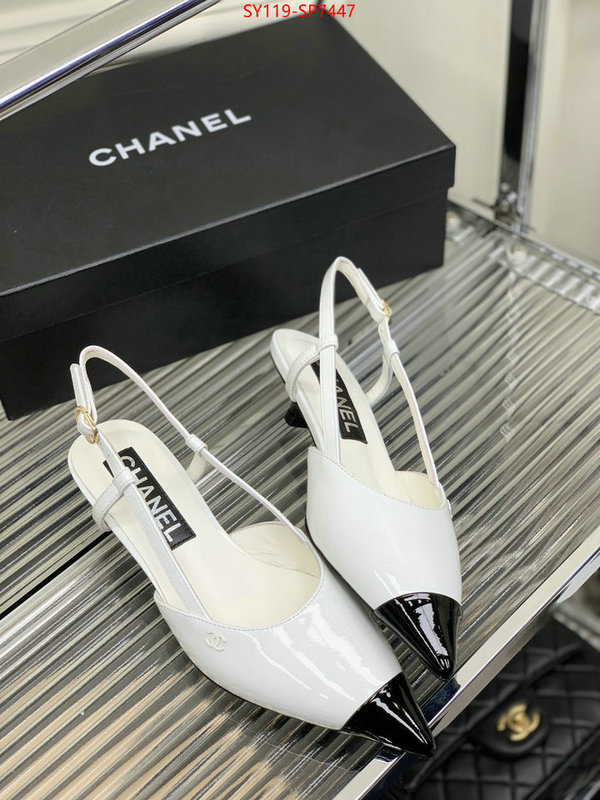 Women Shoes-Chanel,fake designer , ID: SP7447,$: 119USD