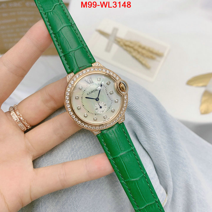 Watch(4A)-Cartier,1:01 , ID: WL3148,$: 99USD