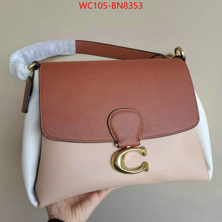 Coach Bags(4A)-Handbag-,sell online luxury designer ,ID: BN8353,$: 105USD