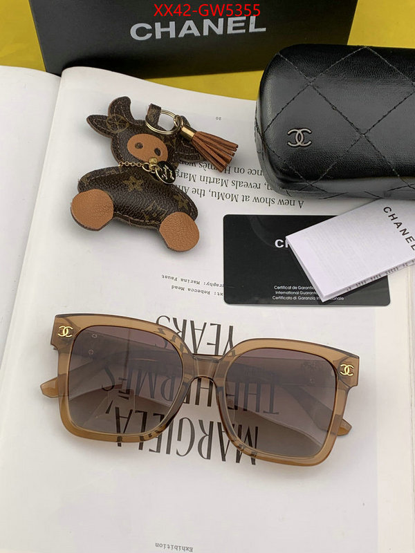 Glasses-Chanel,fake designer , ID: GW5355,$: 42USD