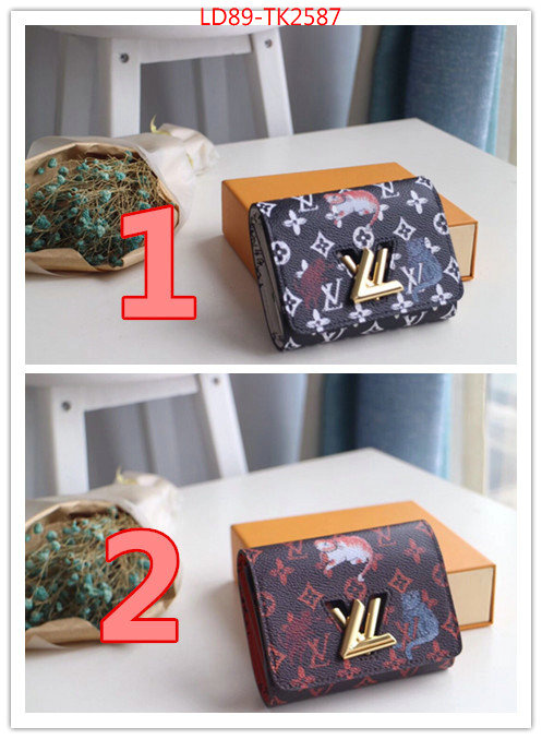 LV Bags(TOP)-Wallet,ID: TK2587,$:89USD