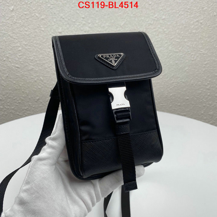 Prada Bags(TOP)-Diagonal-,ID: BL4514,$: 119USD