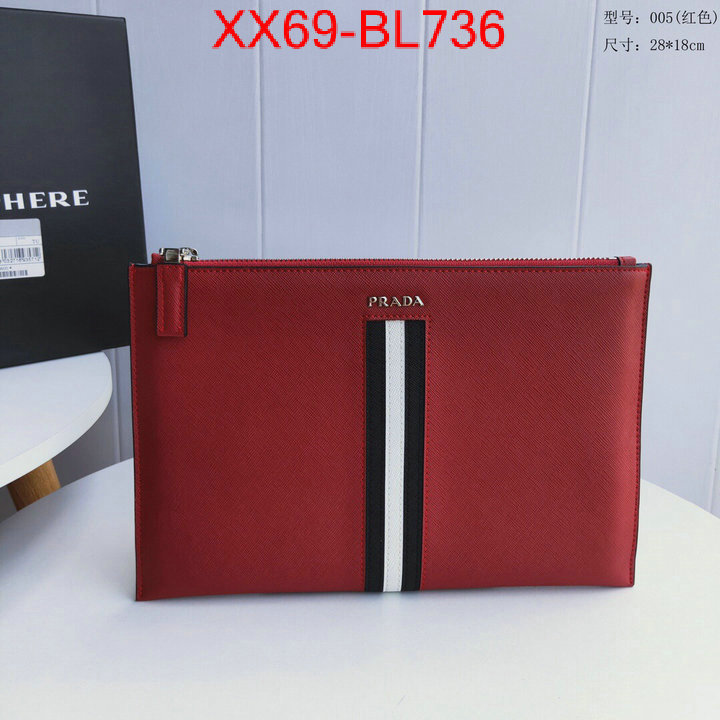 Prada Bags(TOP)-Clutch-,ID: BL736,$:69USD