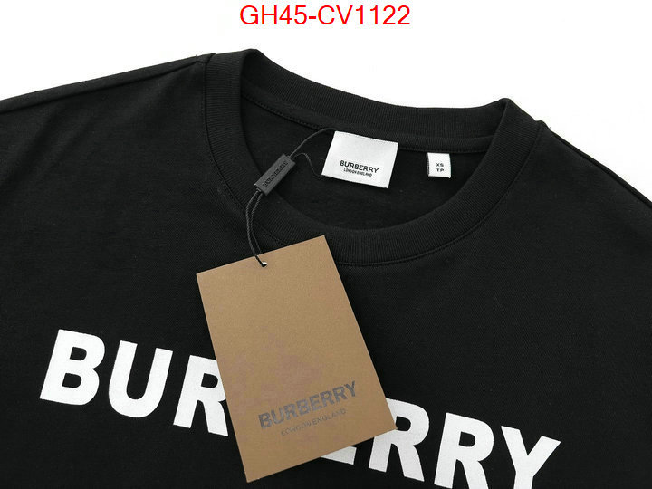 Clothing-Burberry,2023 luxury replicas , ID: CV1122,$: 45USD