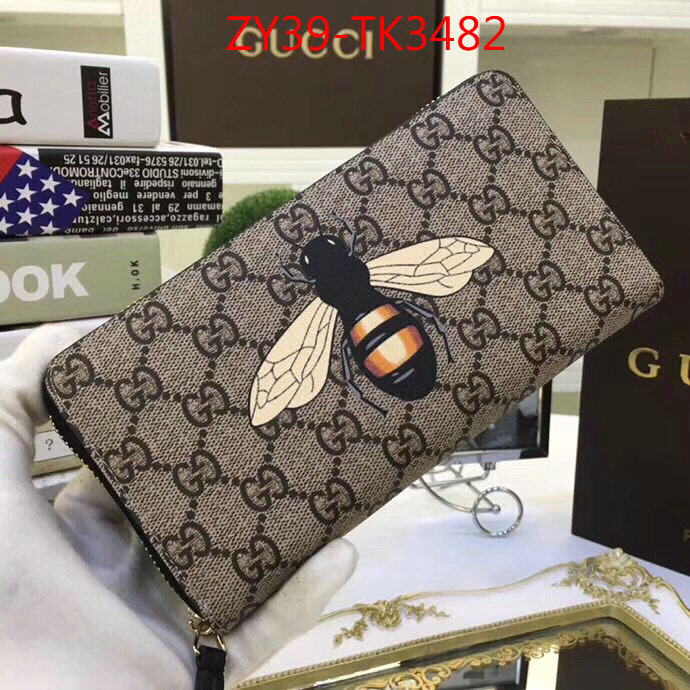 Gucci Bags(4A)-Wallet-,ID: TK3482,$:39USD