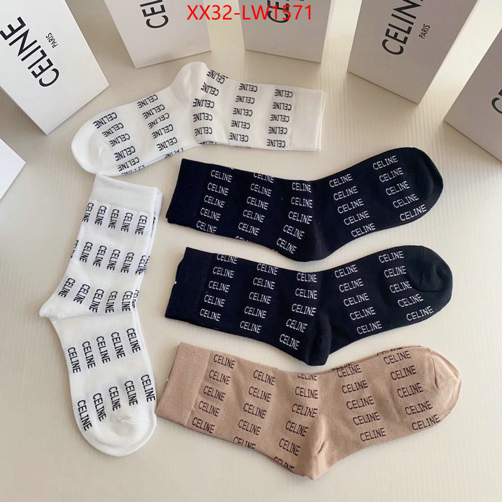 Sock-CELINE,luxury cheap , ID: LW1571,$: 32USD