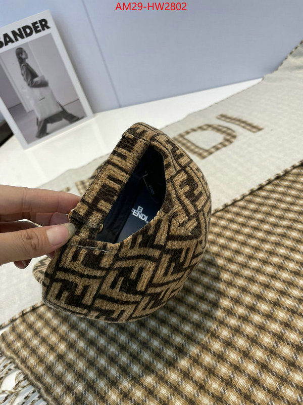 Cap (Hat)-Fendi,fake designer , ID: HW2802,$: 29USD